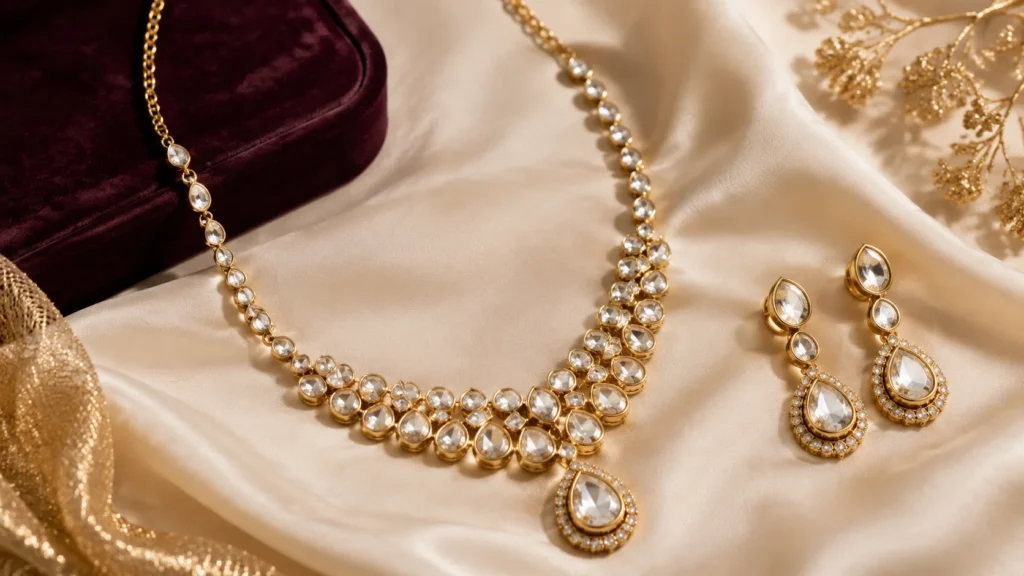 Refined and balanced gold tone on premium gold-plated jewellery