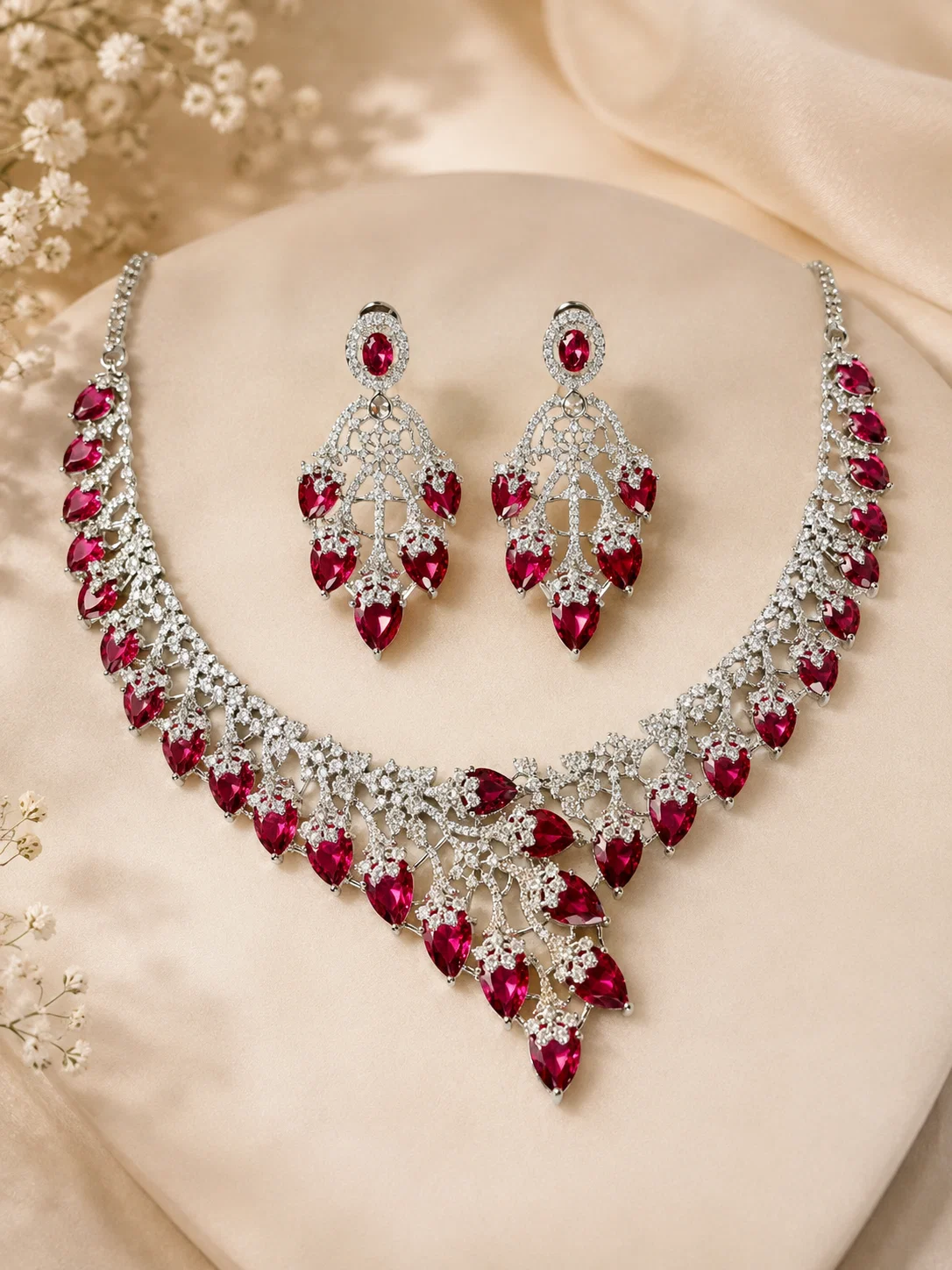deep-ruby-royale-cz-necklace-set